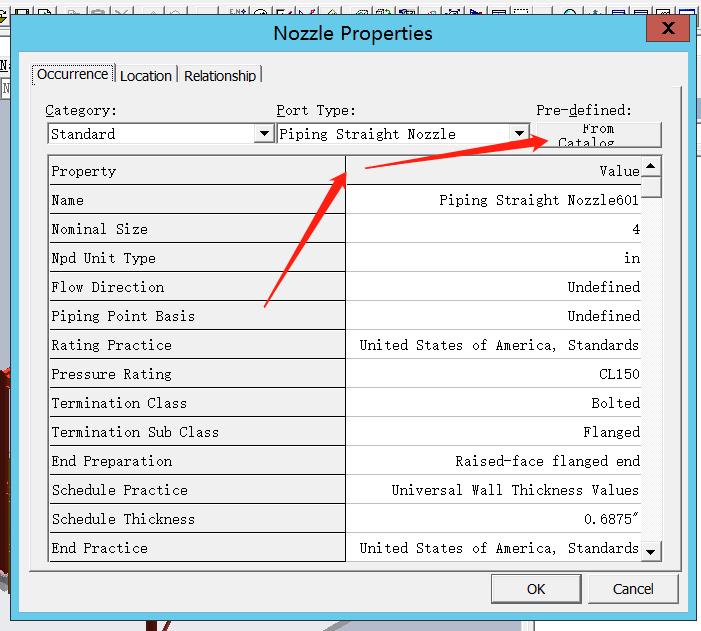 Standard Nozzle Data 相关操作应用