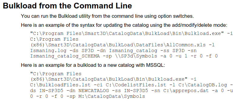 command line to bulkload