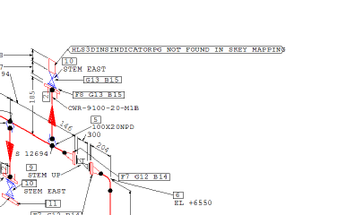 对于ISO图中NOT FOUND IN SKEY MAPPING的统计方法