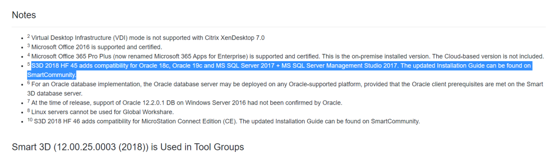 Smart3D 2018安装oracle19c相关环境注意事项