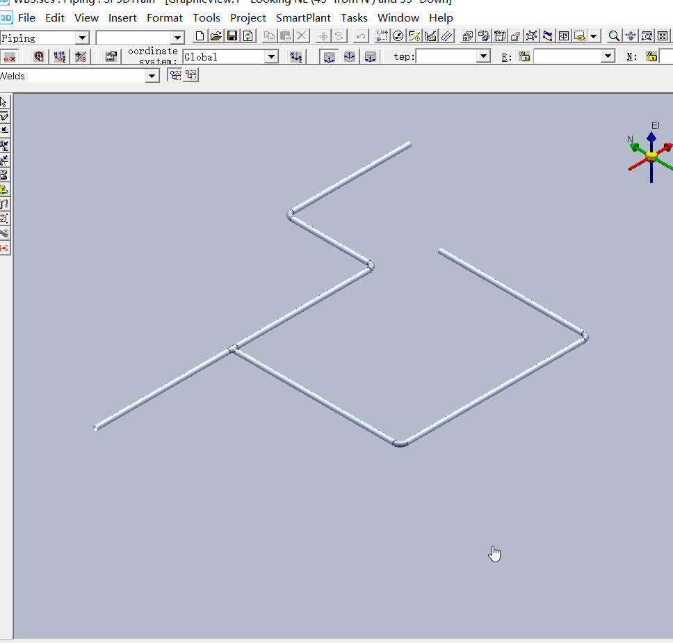 Smart3D中八字盲板建模操作
