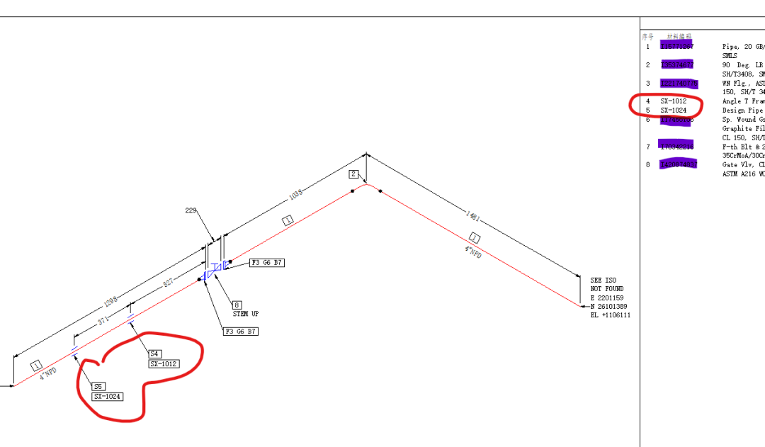 S3D管道轴测图里支架显示(1)
