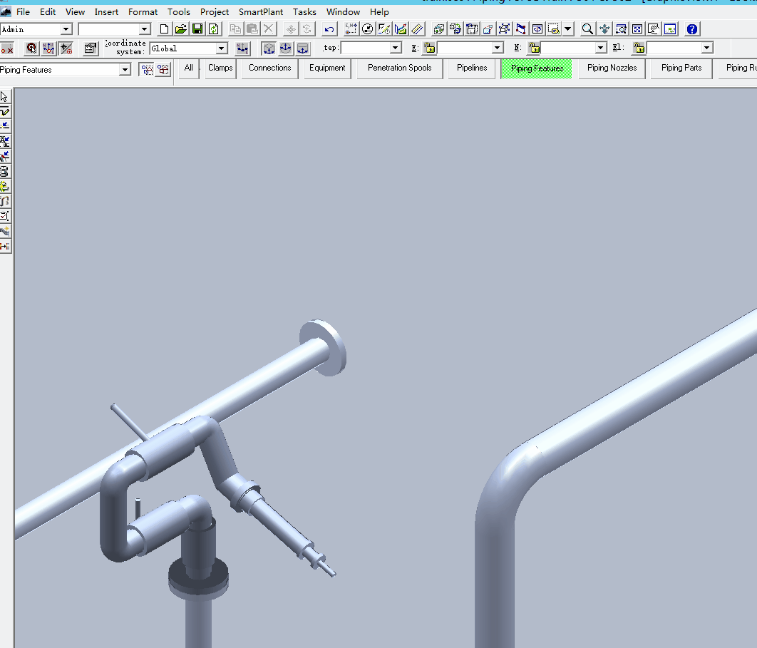 Smart 3D中on the fly的Fire Hydrant建模测试
