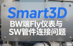 S3D，BW端Fly仪表与SW管件连接问题