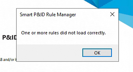 SPPID rules not load correctly